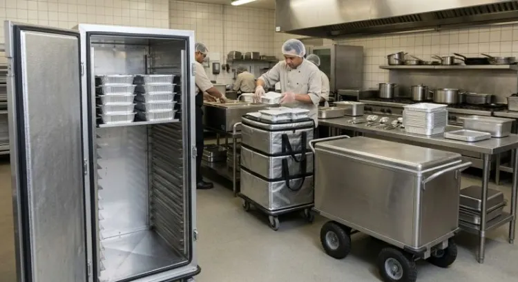 Transport des repas : liaison chaude, liaison froide et températures