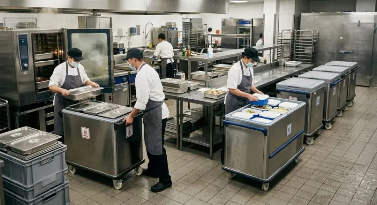 Transport des repas : liaison chaude, liaison froide et températures