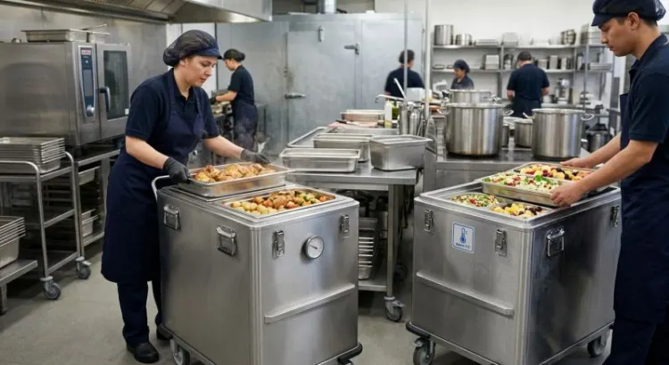 Transport des repas : liaison chaude, liaison froide et températures
